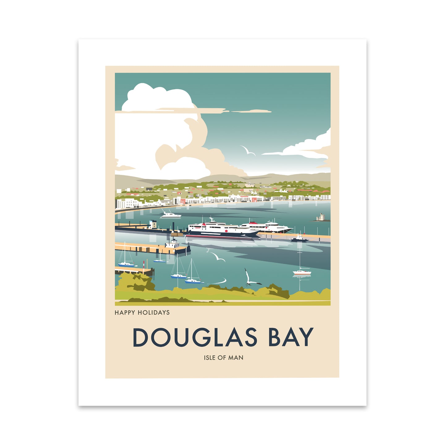 Douglas Bay, Isle Of Man Art Print