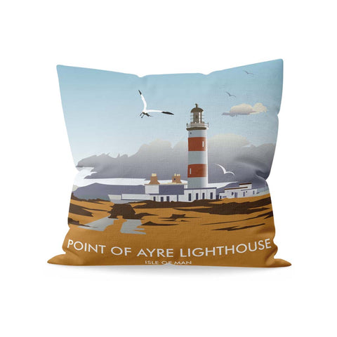 Point Of Ayre Lighthouse, Isle Of Man Cushion