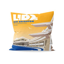 Load image into Gallery viewer, Lidos, New Brighton, Open Air Bathing Pool, Wallasey Cushion
