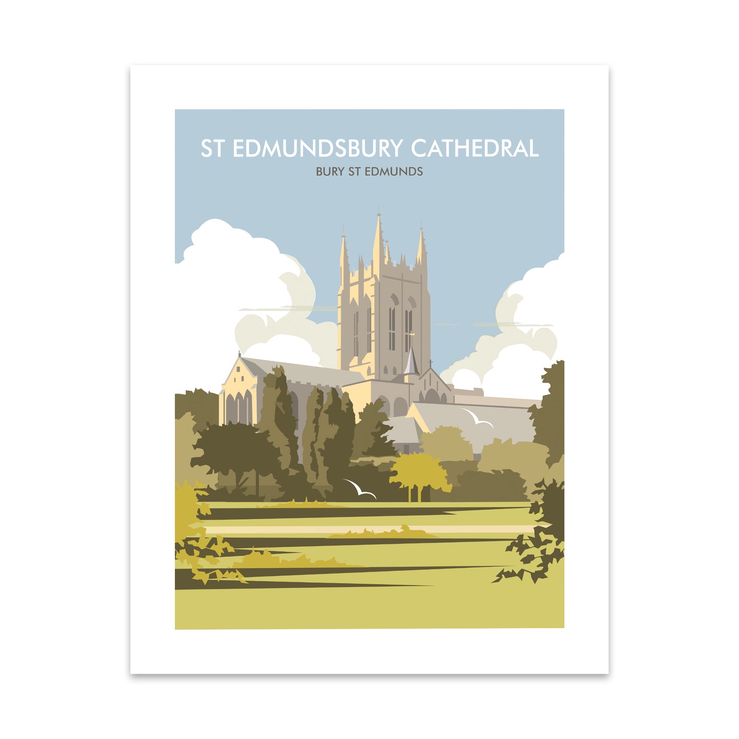 St Edmundsbury Cathedral, Bury St Edmunds Art Print
