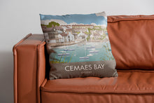 Load image into Gallery viewer, Cemaes Bay, Anglesey, Wales Cushion
