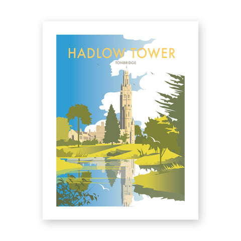 Hadlow Tower, Tonbridge Art Print