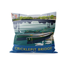 Load image into Gallery viewer, Cricklepit Bridge, Exeter Cushion
