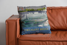 Load image into Gallery viewer, Cricklepit Bridge, Exeter Cushion

