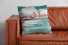 Load image into Gallery viewer, Waverley, Paddle Steamer, Glasgow Cushion
