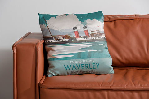 Waverley, Paddle Steamer, Glasgow Cushion