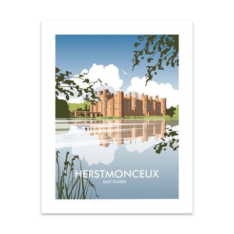 Herstmontceux, East Sussex Art Print