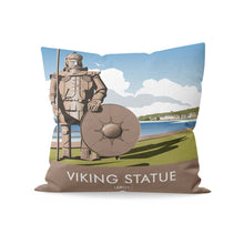 Load image into Gallery viewer, Viking Statue, Largs, Scotland Cushion
