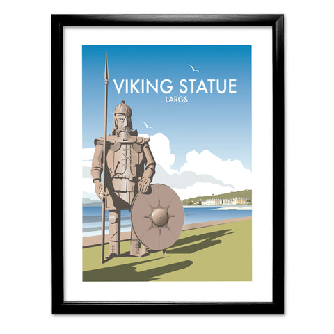 Viking Statue, Largs, Scotland Art Print