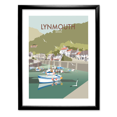 Lynmouth, Devon Art Print