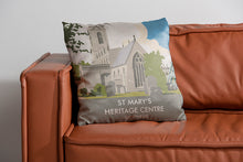 Load image into Gallery viewer, St Mary&#39;s Heritage Centre, Gateshead, Tyne And Wear Cushion
