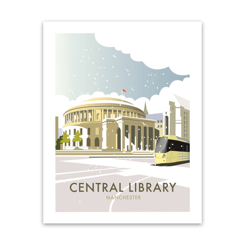 Central Library, Manchester Art Print