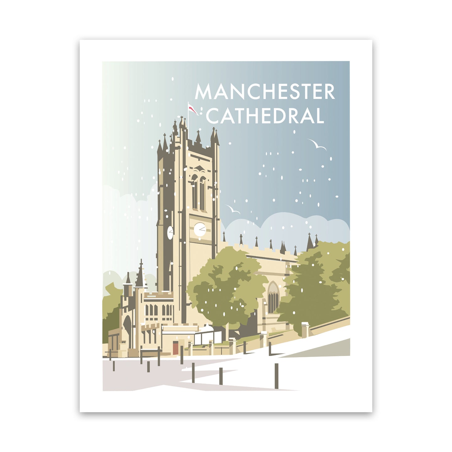 Manchester Cathedral Art Print