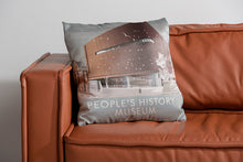 Load image into Gallery viewer, People&#39;s History Museum, Manchester Cushion
