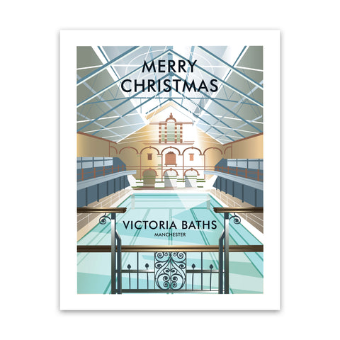 Victoria Baths, Manchester Art Print