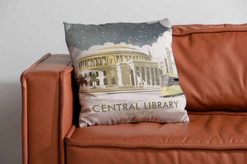 Central Library, Manchester Cushion