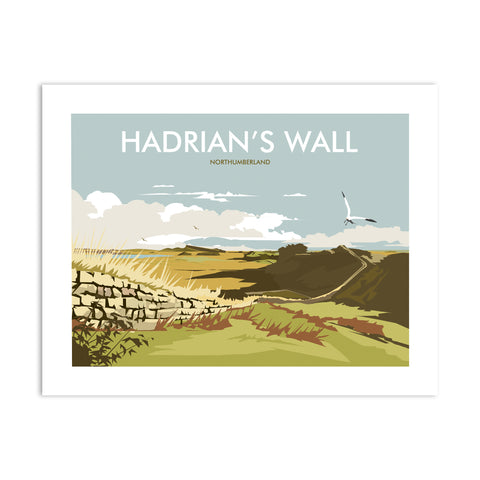 Hadrian'S Wall, Northumberland Art Print