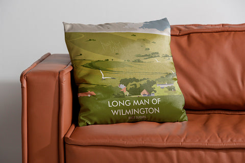 Long Man Of Wilmington, East Sussex Cushion