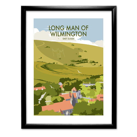 Long Man Of Wilmington, East Sussex Art Print