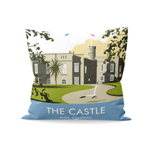 Load image into Gallery viewer, The Castle, Bude, Cornwall Cushion
