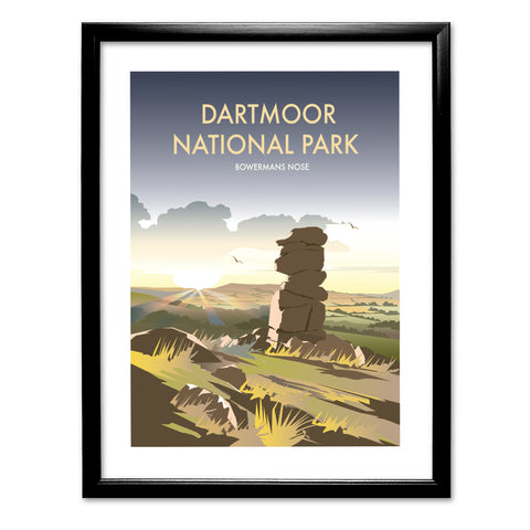 Dartmoor National Park, Bowermans Nose Art Print
