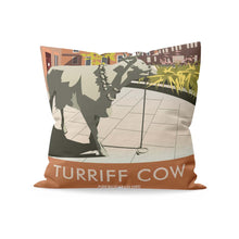 Load image into Gallery viewer, Turriff Cow, Aberdeenshire Cushion
