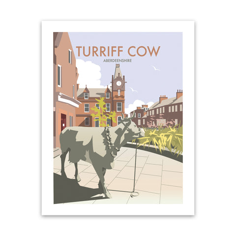 Turriff Cow, Aberdeenshire Art Print