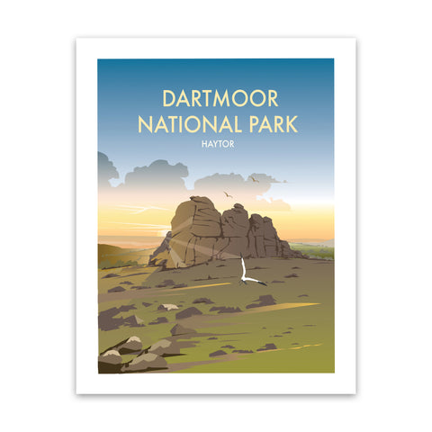 Dartmoor National Park, Haytor Art Print