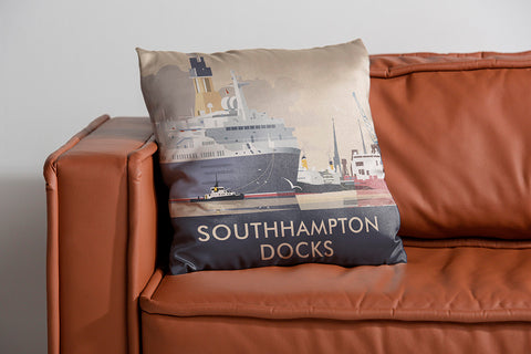 Southampton Docks Cushion