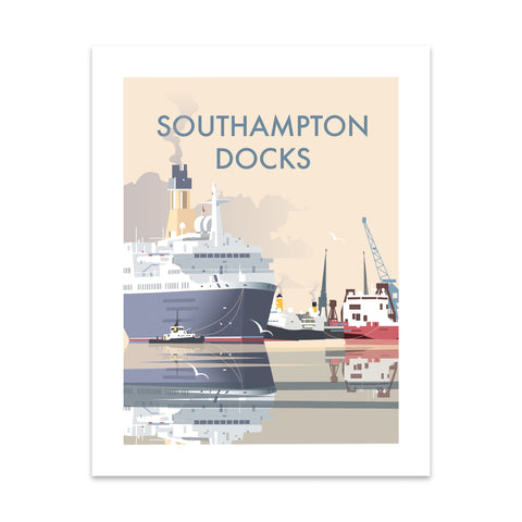 Southampton Docks Art Print