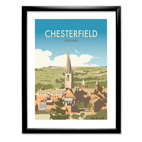 Chesterfield, Derbyshire Art Print