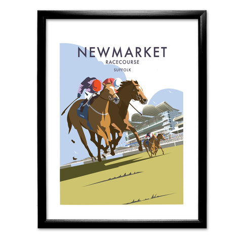 Newmarket Racecourse, Suffolk Art Print