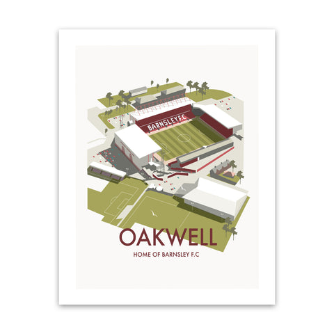 Oakwell, Barnsely F.C Art Print