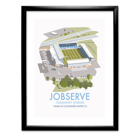 Jobserve Community Stadium, Colchester United F.C. Art Print