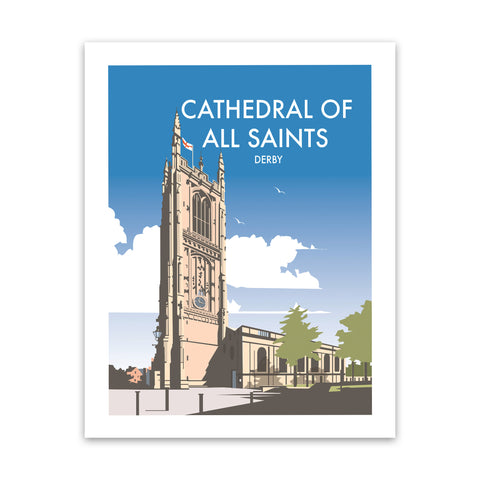 Cathedral Of All Saints, Derby Art Print
