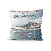 Load image into Gallery viewer, Deganwy, Seasons Greetings Cushion
