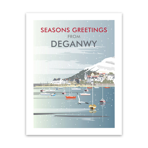 Deganwy, Seasons Greetings Art Print