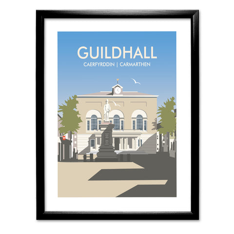 Guildhall, Caerfyrddin, Carmarthen Art Print