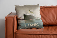Load image into Gallery viewer, Titanic, Maiden Voyage, 10/04/1912 Cushion
