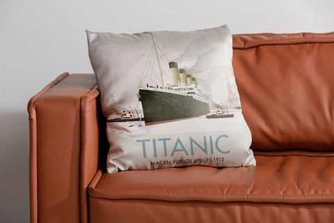 Titanic, Maiden Voyage, 10/04/1912 Cushion