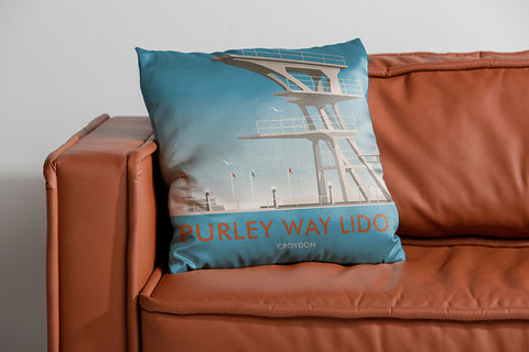 Purley Way Lido, Croydon Cushion