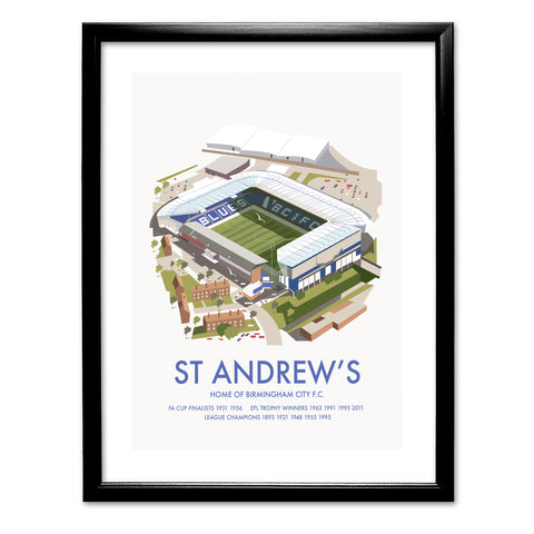 St Andrew'S, Birmingham City F.C. Art Print