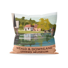 Load image into Gallery viewer, Weald &amp; Downland Living Museum, West Sussex Cushion
