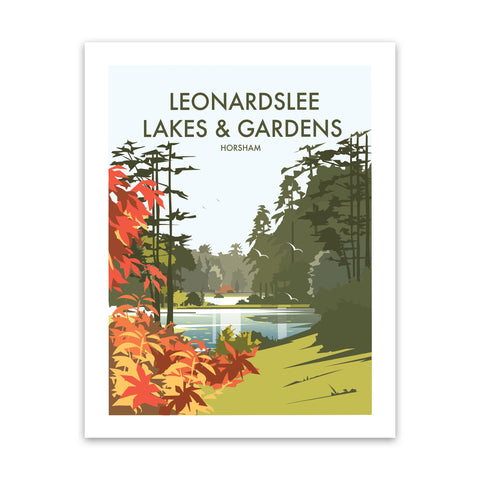 Leonardslee Lakes & Gardens, Horsham Art Print