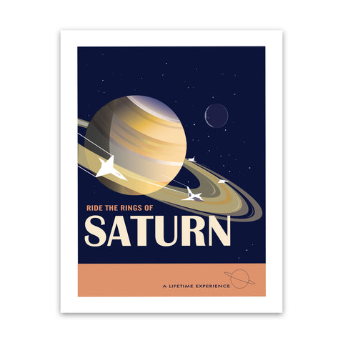 Rings Of Saturn Art Print