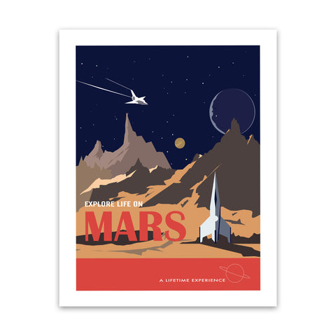 Life On Mars Art Print