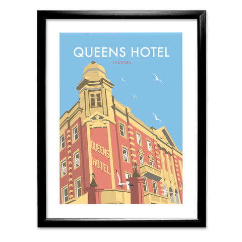 Queens Hotel, Southsea Art Print