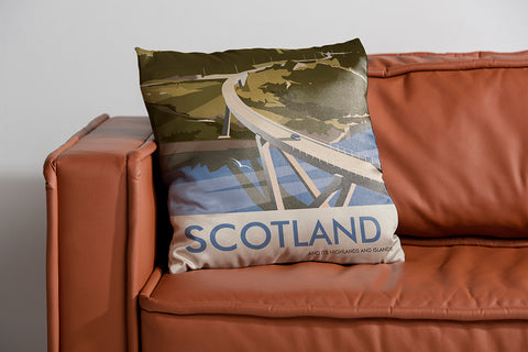 Scotland By Road Cushion