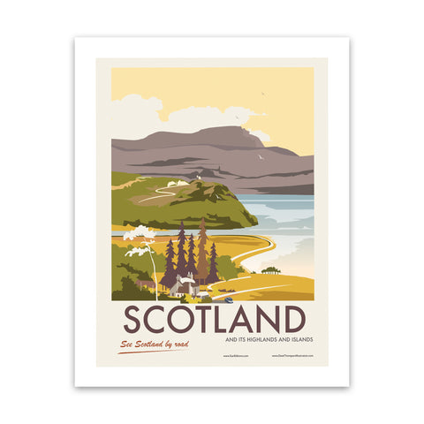 Scotland By Road 2 Art Print