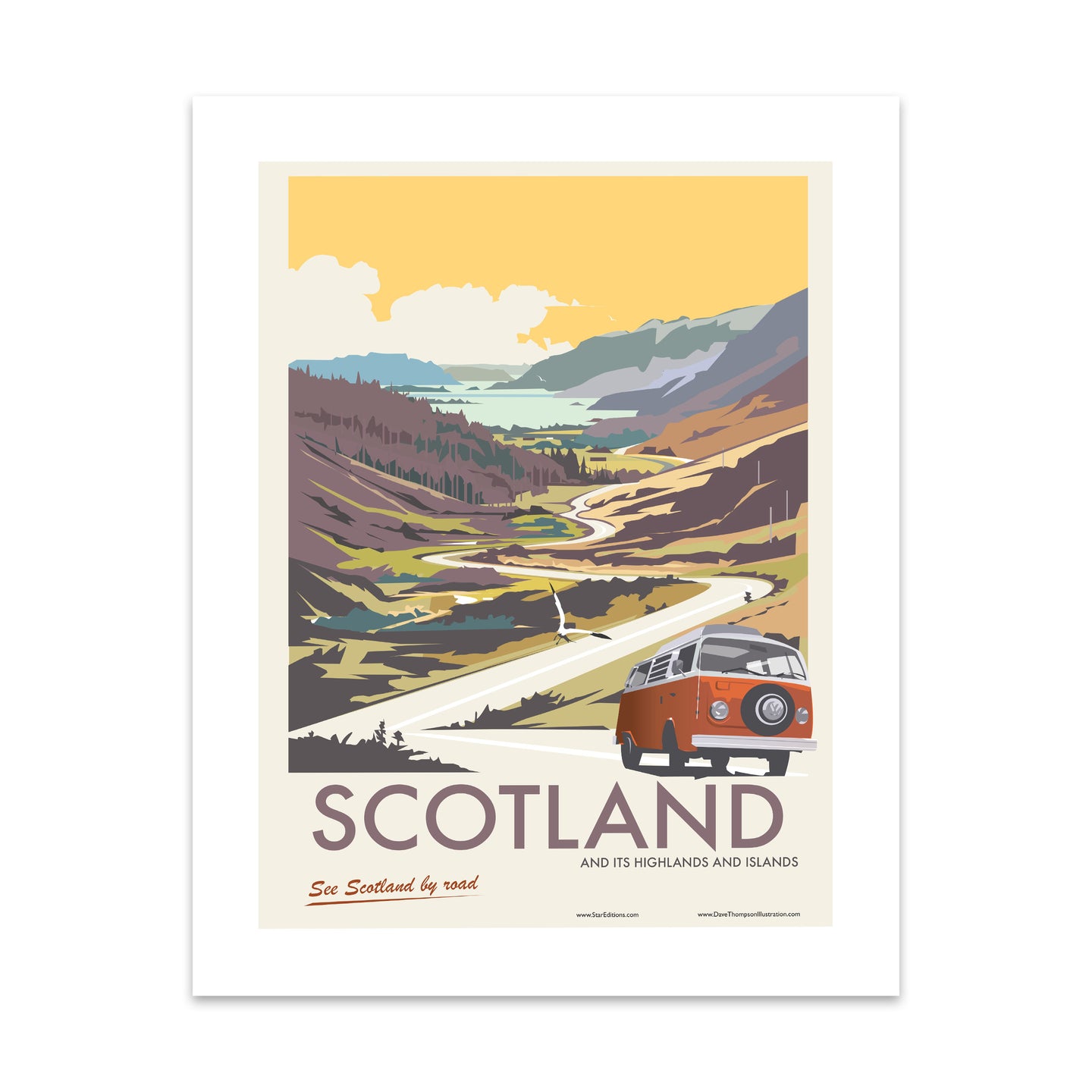 Scotland By Road 3 Art Print